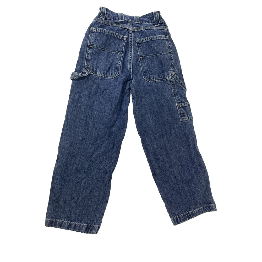 Vintage Y2K Carpenter Jeans Arizona Kids Size 8 100% Cotton Blue Denim Streetwea